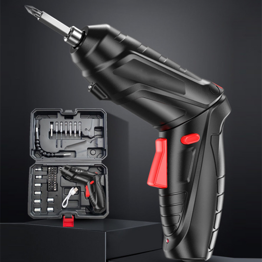 Electric Screwdriver Set, 3.6V Cordless & Rechargeable, 3.5N·m Max Torque, USB Power Rechargeable Screwdriver with 44pcs Driver Bits, Ideal for Small Projects